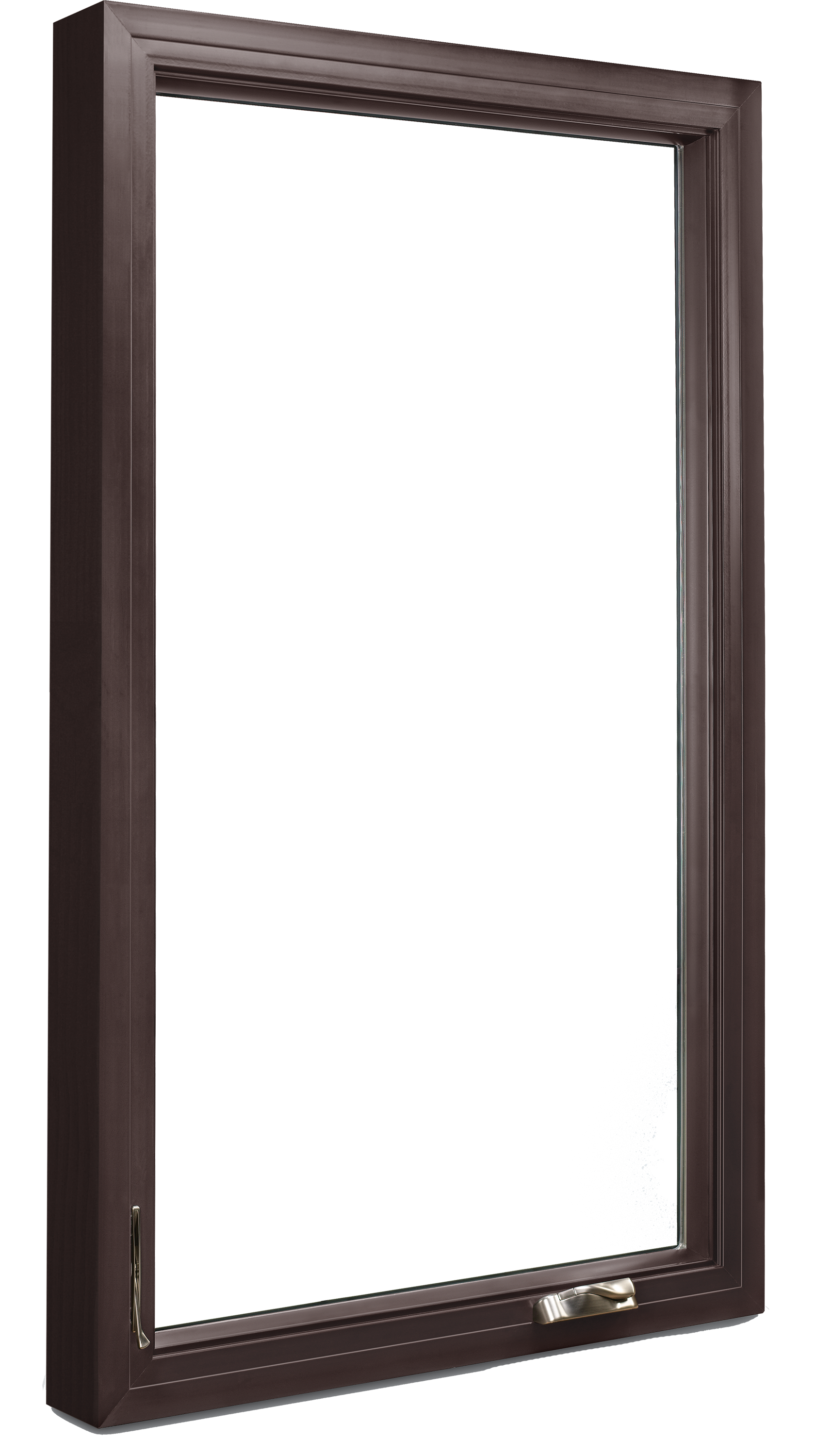 100 Series Casement window interior dark bronze
