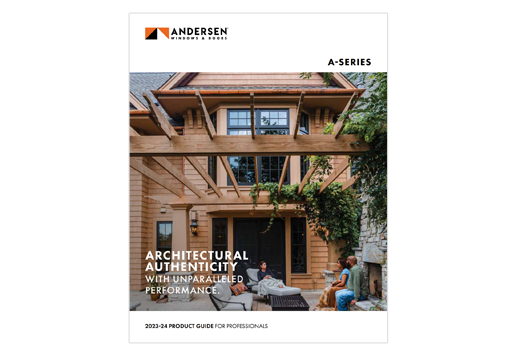 screenshot of andersen a-series product guide cover