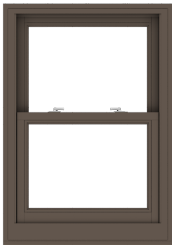 andersen e series double-hung window with terratone trim
