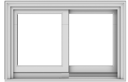 andersen e series gliding window with white trim