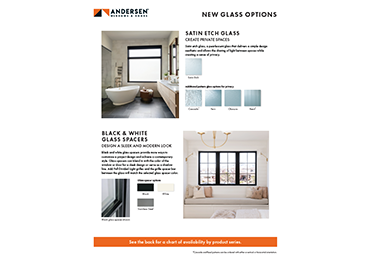 thumbnail image of the new glass options info sheet